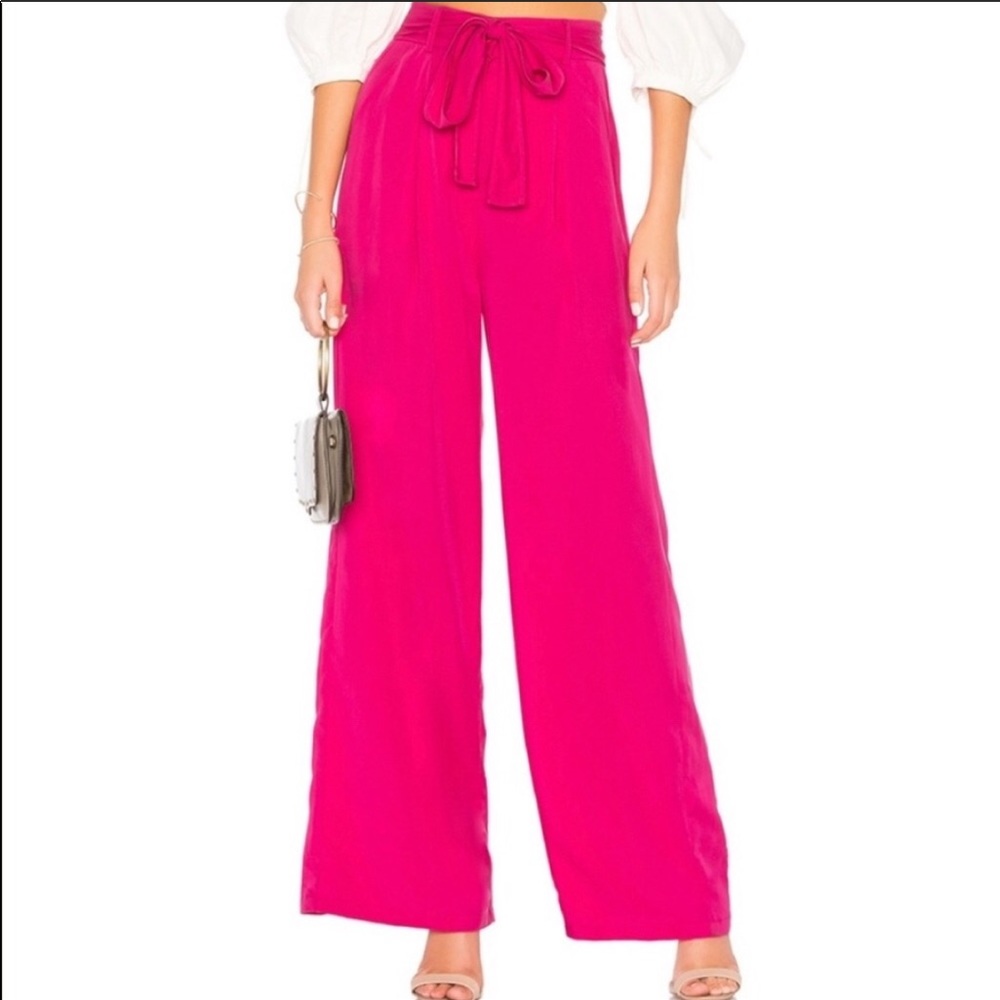 🔺SOLD🔺NEW! Line & Dot Wide Leg Tie Waist Pants